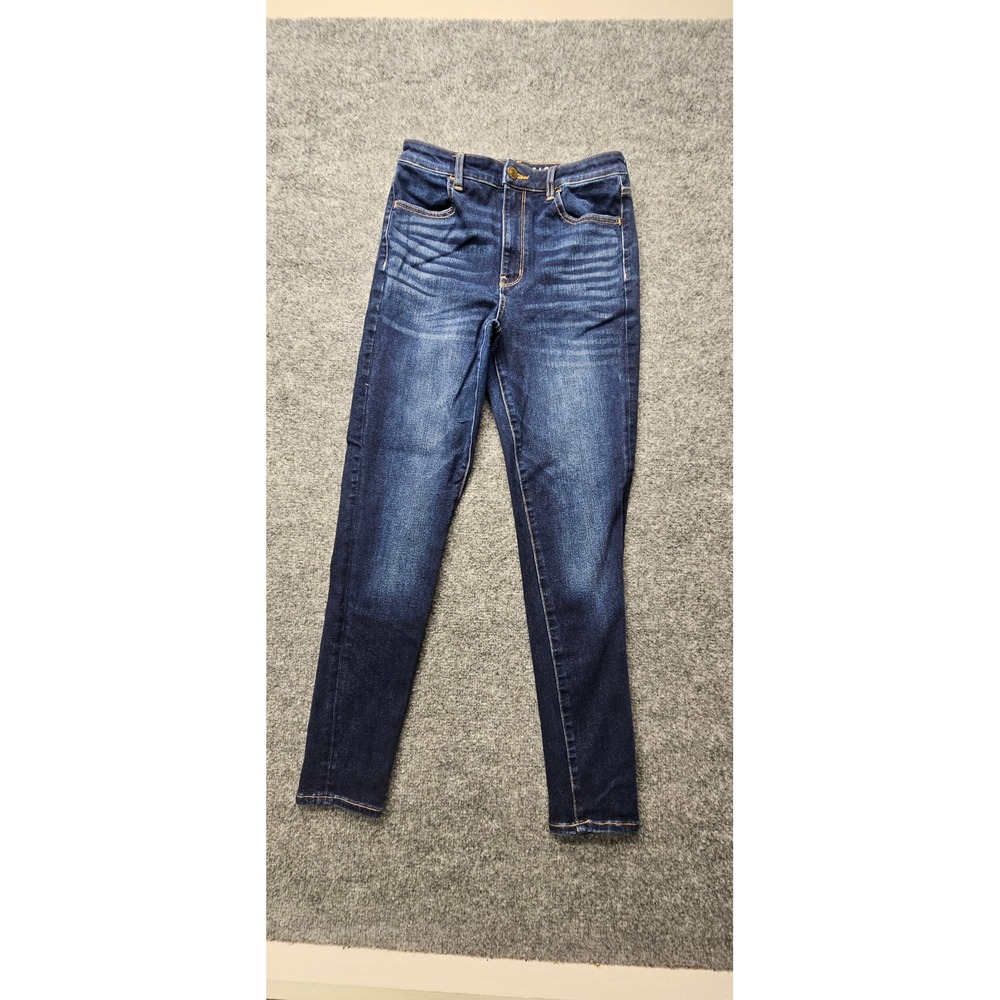 American Eagle Skinny Jeans 360 Next Level Stretch Dark Wash High Rise 8 Regular